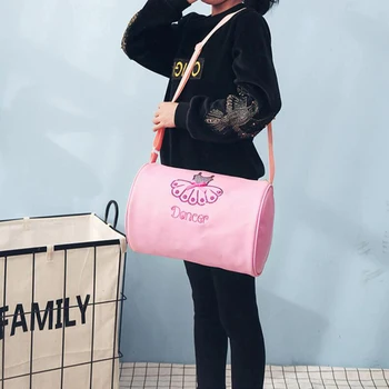 

Ballet Dance Bags Pink Women Girls Ballet Sports Dance Girls Package Dance Backpack Baby Barrels Package Ballet Bag Handbag