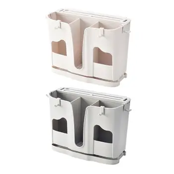 

Wall Mounted Kitchen Utensil Holder Cutlery Drainer Rack Utensils Storage Holder