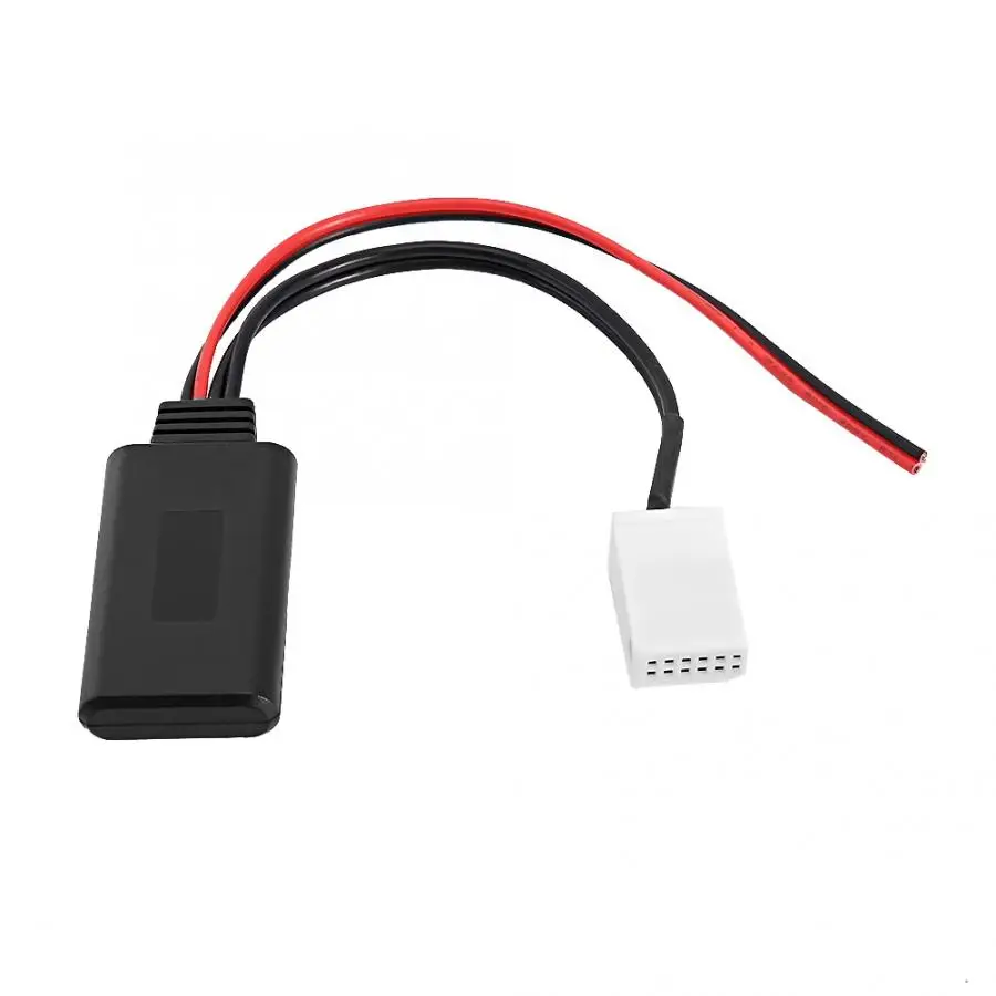 Автомобильные кабели Bluetooth модуль Беспроводной аудио адаптер разъём подачи внешнего сигнала Aux-in 12-контактный разъем Кабель-адаптер для BMW E60 E61 E63 E64 E66 E81