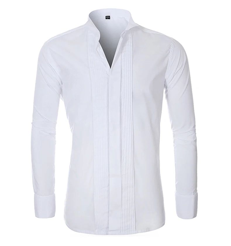 Dress Shirts Fashion Groom Tuxedos Shirts Best Man Groomsmen Men Wedding Shirts Formal Occasion Men Wingtip Collar
