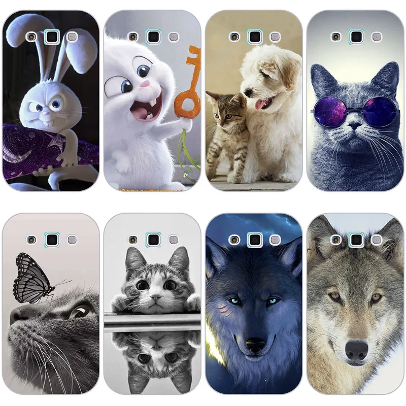 

Case For Samsung Galaxy Win i8550 Duos I8552 8552 GT-i8552 i8558 Back Cover Flower Plants Hard Plastic Printed Animal Phone Case