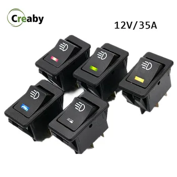 

DC12V 35A Rocker Switch 4 Pins Universal Auto Fog Light Switch Motorcycle Modification Accessories LED Switch For Dash Dashboard