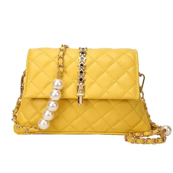 

Women's Shoulder Bag Mini Small Square Bag 2020 Fashion New High Quality PU Leather Ladies Handbag Shoulder Messenger Bag