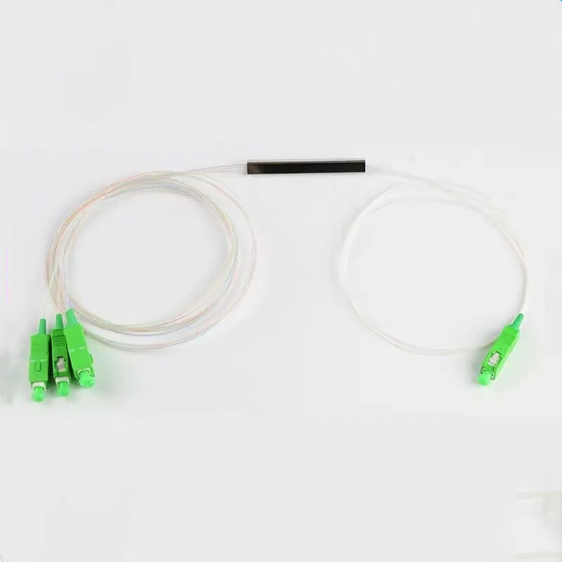 5 шт./лот PLC ОПТИЧЕСКИЙ СПЛИТТЕР SC APC 1X4 FTTH волоконно-оптический разветвитель оптический FBT муфта одномодовая симплексная стальная труба