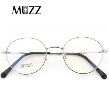 

Pure B Titanium Glasses Frame Men Vintage Round Myopia Optical Prescription Eyeglasses Frames High quality Female Eyewear