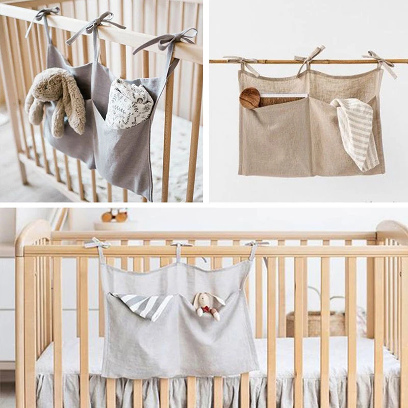 Toy-Diaper Organizer Bedding-Set Crib Storage-Bags Pocket Infant Newborn-Baby Multi-Function