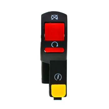 

Motorcycle Switches Bullet Connector Handlebar Switches ON/OFF Button Connector Push Button Switch Motorbike Accessories