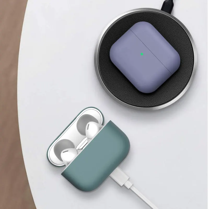 Силиконовый чехол для Apple Airpods pro TWS Bluetooth наушники Мягкий силиконовый чехол защитный чехол для Airpods защитный чехол s