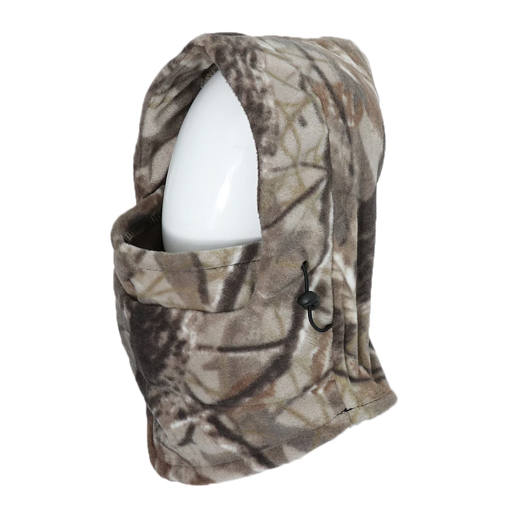 Camouflage Windproof Warm Winter Sports Ski Cycling Fleece Balaclava Hat Cap Neck Hood Face Mask Winter Sports Face Mask
