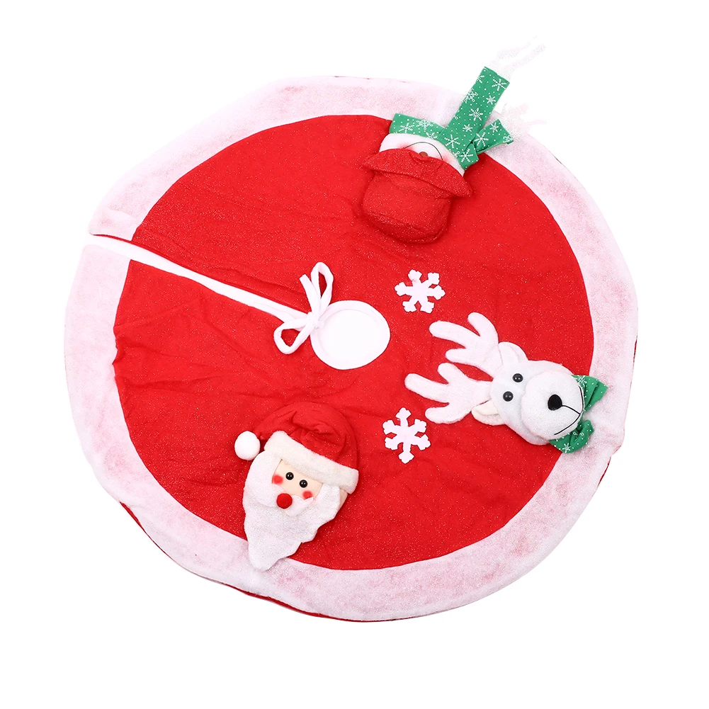 Santa Claus Christmas Tree Skirt Stands Ornaments Xmas Party Decoration JJ !