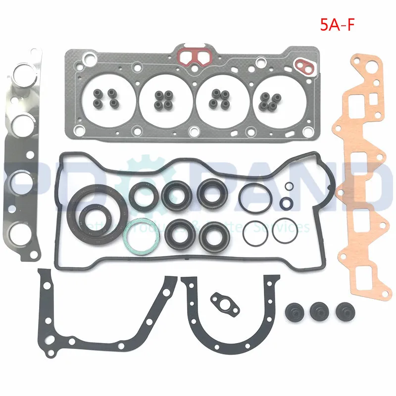 5A-F 5A-FE  Engine Complete Gasket Set 04111-15084 04111-15080 for TOYOTA CarinaCorollacoronasprinter 1.5L 1498cc 1_副本