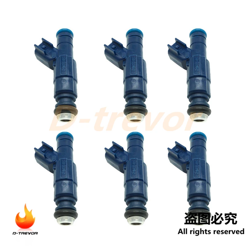 

6PCS 0280156162 3M6G-BA Fuel Injector For Ford Escape Focus Mariner Tribute 2.0L 2.3L