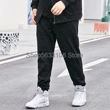 

Plus Velvet Thicken Fat Men Pants Plus Fat Plus Size Popular Elastic Band Wei Pants Elastic Force Extra Large Autumn Pants