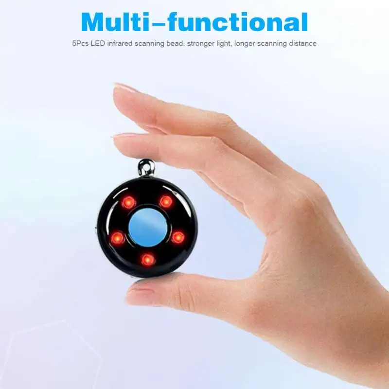 

3 In 1 Camera Lens Finder Detector Hotel Privacy Anti-sneak Shot Camera Detector Home Security Anti Theft Alarm RF Tracker