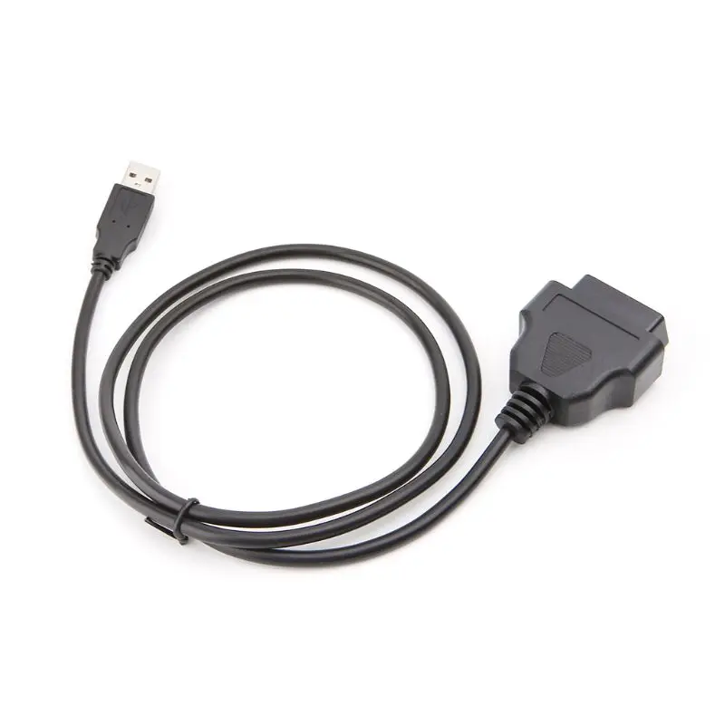 16Pin OBD2 к USB порт зарядное устройство адаптер Кабельный разъем диагностический инструмент Прямая поставка No23