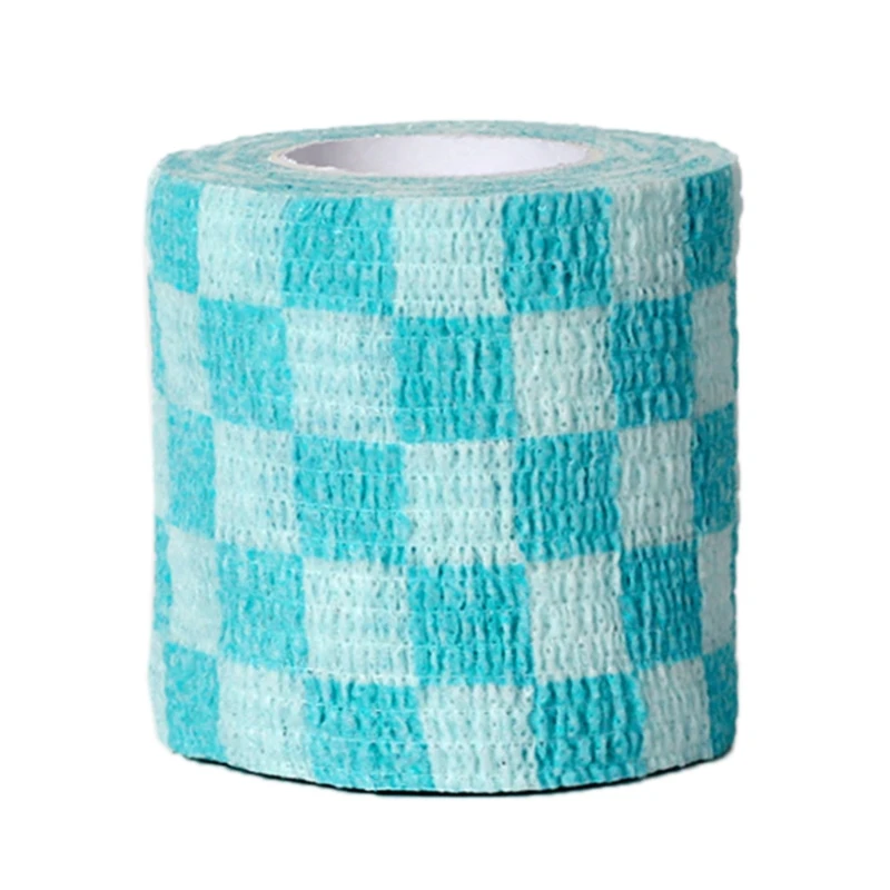 Blue and White Гибкая самоклеящаяся лента с принтом первой помощи, дышащая, 5 см х 4,5 м - Цвет: Blue and White