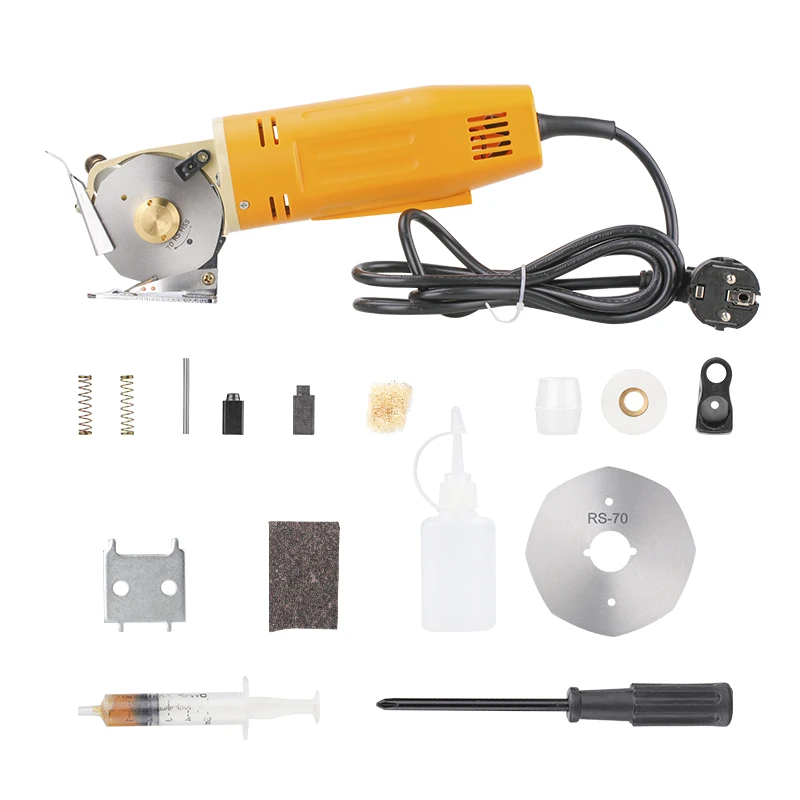 CMCP 전기 가위, 220V 가위, 직물 절단기 키트, 가죽 직물 절단 도구, 70mm, 170W