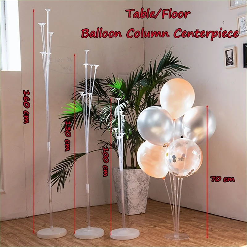  Balloons Stand Balloon Holder Column Confetti Balloon Baby Shower Kids Birthday Party Wedding Decor