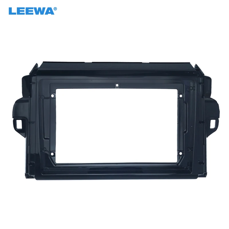 LEEWA Аудиомагнитола 9 дюймов 2DIN фасции Рамка адаптер для Toyota Fortuner+ DVD gps навигация установка тире отделка комплект