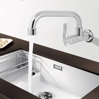 

G1/2in Wall Mounted Single Cold Water Tap Sink Water Faucet for Home Kitchen Use Water Faucet