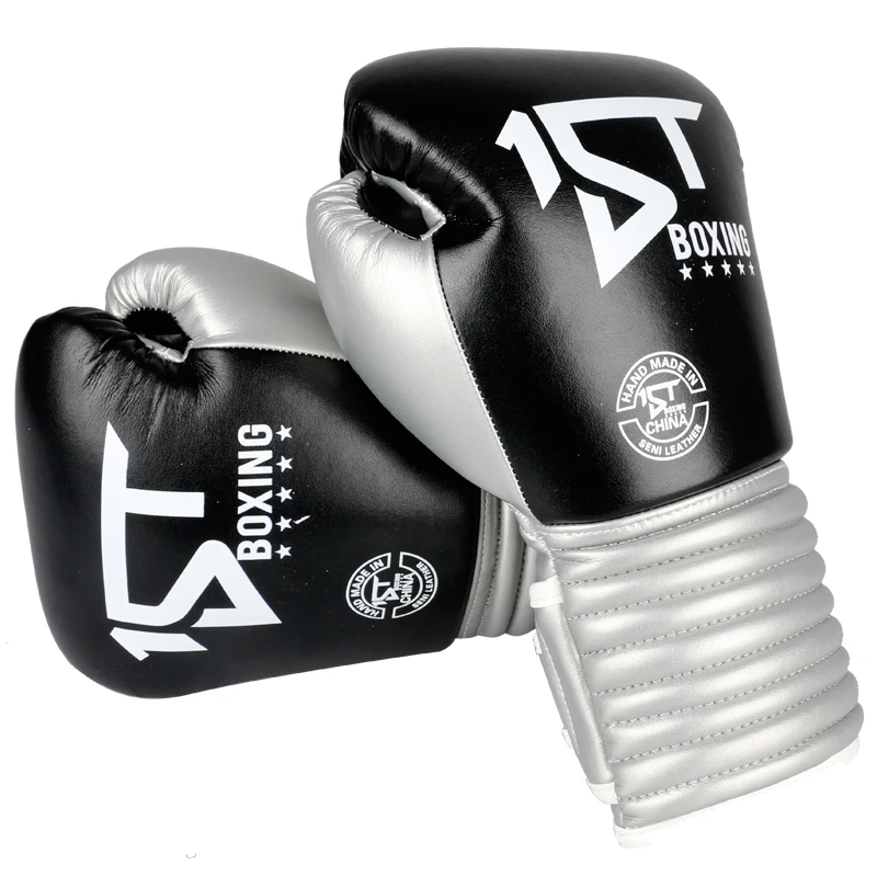 Боксерские перчатки для взрослых женщин/мужчин кожаные Для MMA муай тай бокса