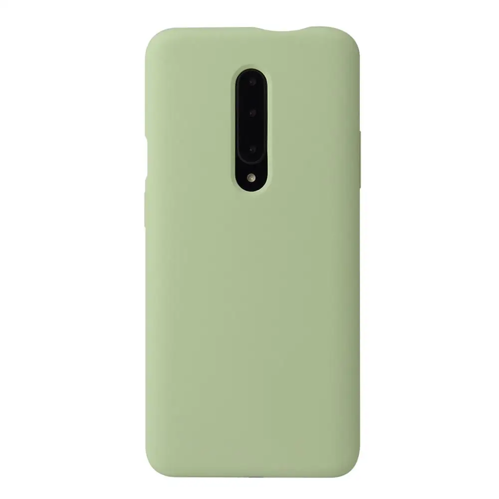 mint green Чехол Arvin для Oneplus 7T 7 Pro 6 6T huawei mate 30 Pro Lite, чехол, официальный жидкий силиконовый мягкий чехол, стекло с открытым дном - Цвет: mint green