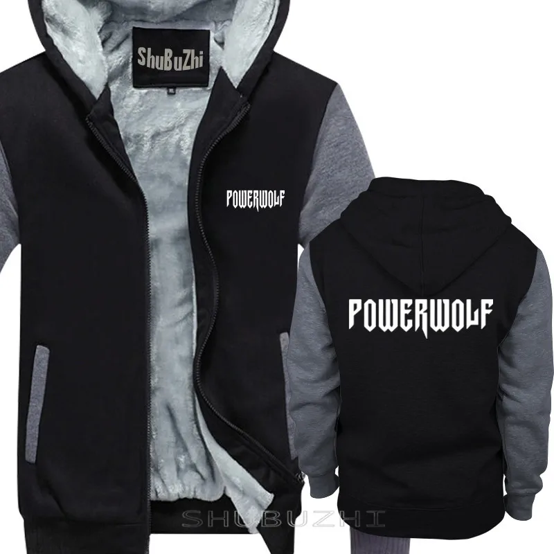 

male funny present Powerwolf Power Wolf S-5XL Cotton Black hoodie warm coat Casual sweatshirt hoodie sbz5642