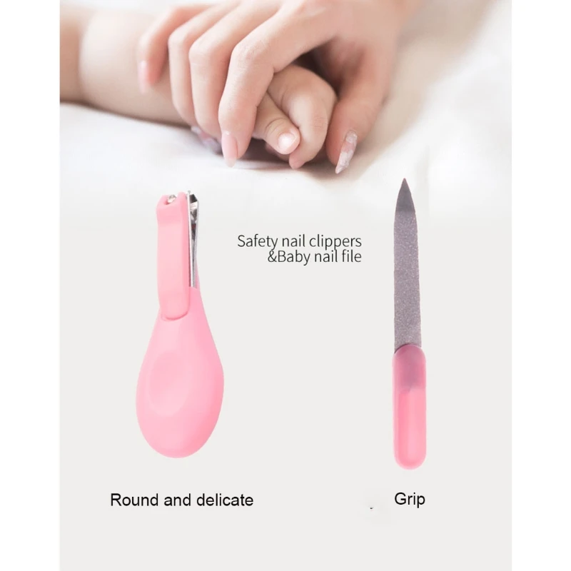 

Baby Grooming Kit Nail Clipper Comb Brush Nasal Aspirator Scissors Tweezer Finger Toothbrush Thermometer