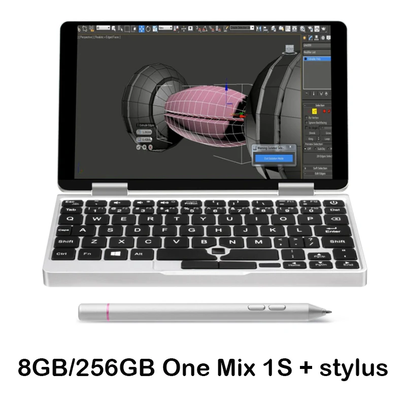 Один нетбук One Mix 1S ноутбук 7 дюймов Yoga карманный ноутбук Intel Core 3965Y 8 Гб 128 ГБ серебристый Win10 мини Игровые ноутбуки ноутбук - Цвет: 8GB 256G Add Pen
