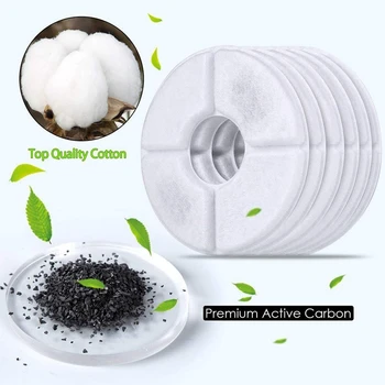 

Pet Fountain Filter 6 Pack Cat Water Fountain Filter Premium Cat Carbon Replacement Filter