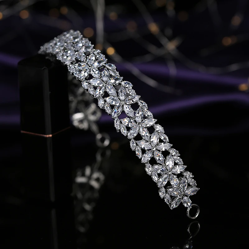 Diademi E Corona Hadiyana Alla Moda Donne Eleganti Accessori Per Capelli Festa Nuziale Gioielli Corona Zircone Bc5798 Corona Princesa