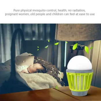 

Multifunctional Waterproof LED Outdoor Mosquito Repellent Without Radiation Electronic Mosquito Killer LED lantern Long Time Use