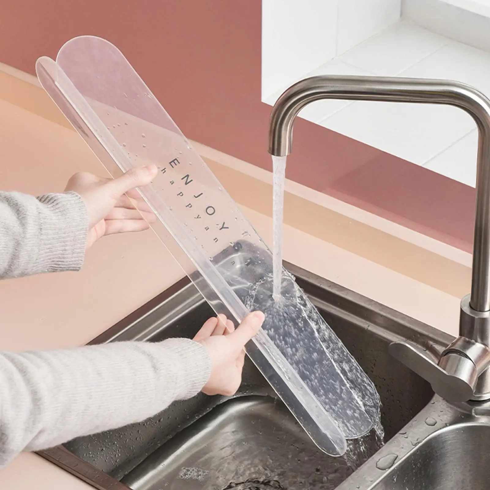 Sink Water Guard Household Baffle Board Anti-Splash Water Guard For Bathroom Home Kitchen Prevent Splashing Tool Basin