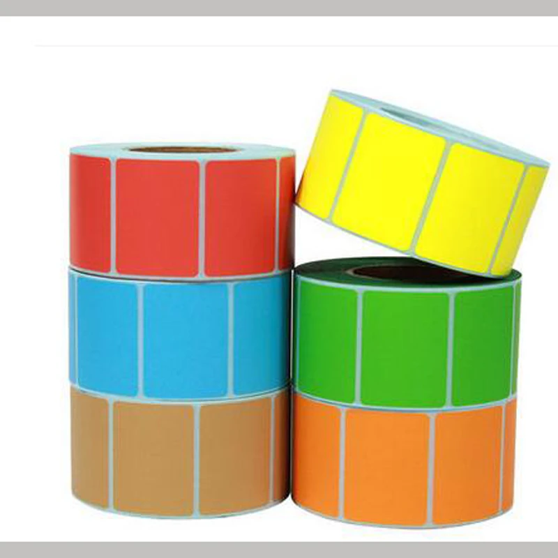 colored barcode labels