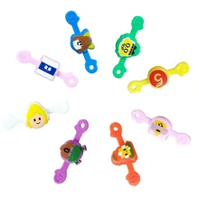 Grattoirs Montessori à 3 Clips magnétiques, 10 pièces, jouets d'action pour enfants, câble, Collection entière, livraison aléatoire, nouveaux jouets 2021