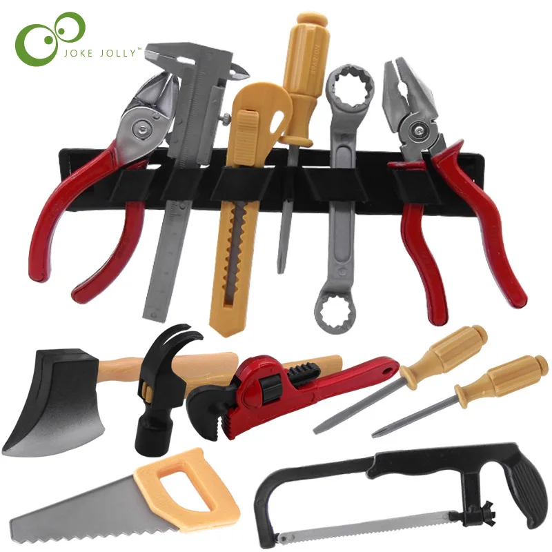 14 unids/set instrumento Kits Diy niños Juguetes de construcción de plástico que Juguetes para juego de roles para niños educación Juguetes ZXH