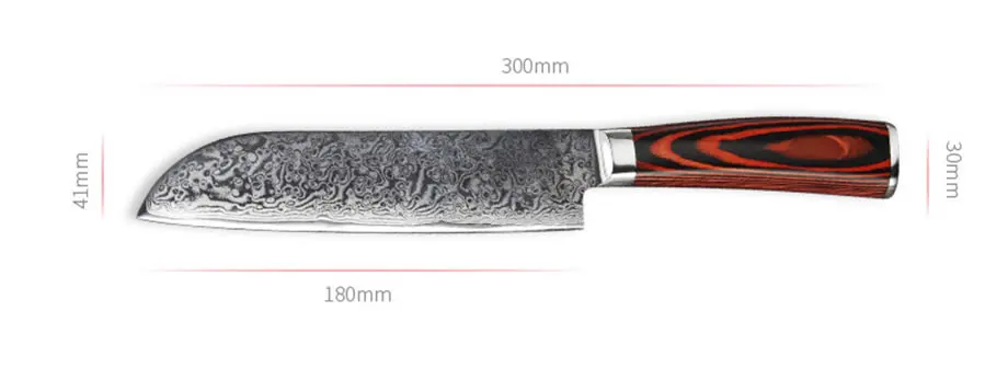 Дамаск Сталь нарезки Ножи Sharp рыба лосось Мясо филе Тесак для фруктов и овощей, нож для суши овощерезка кухонные ножи шеф-повара