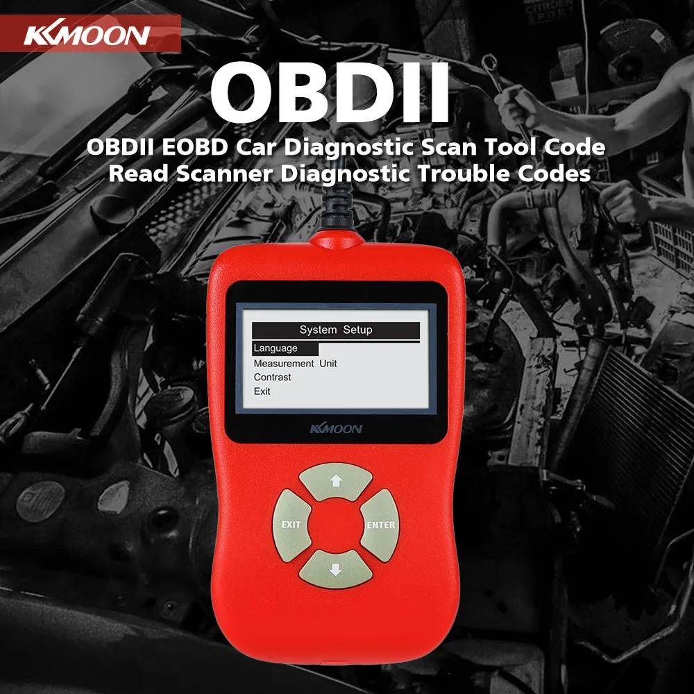 

Hot New OBDII EOBD Car Diagnostic Scan Tool Code Read Scanner Diagnostic Trouble Codes