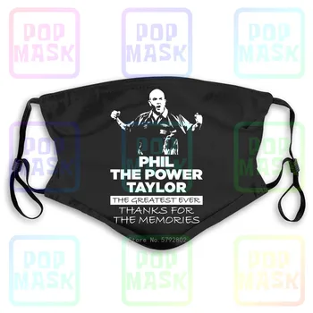 

Dust Mask with Filter Phil The Power Taylor Darts 2017 Retirement Unofficial Washable Reusable Mask