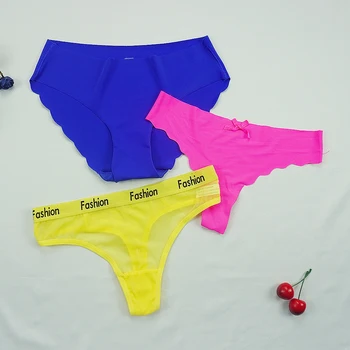 

3pcs/lots Sexy Underwear Thongs Women Seamless Panties Leopard G String Ice Silk Mesh Tangas Low-waist Panty Underpants