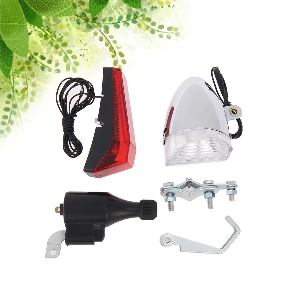 Lights Generator Friction Dynamo Bike Headlight Rear Light Sets Acessories | Спорт и развлечения