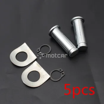 

5sets Motorcycle Aluminium Foot Pegs Mount Kit Pins Footrest Screws For Harley Dyna Softail Sportster V Rod Night Rod FLHX