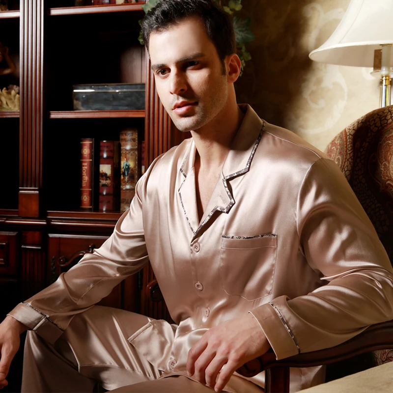 Рисунок 2 - Пижамный комплект мужской из 100% чистого шелка