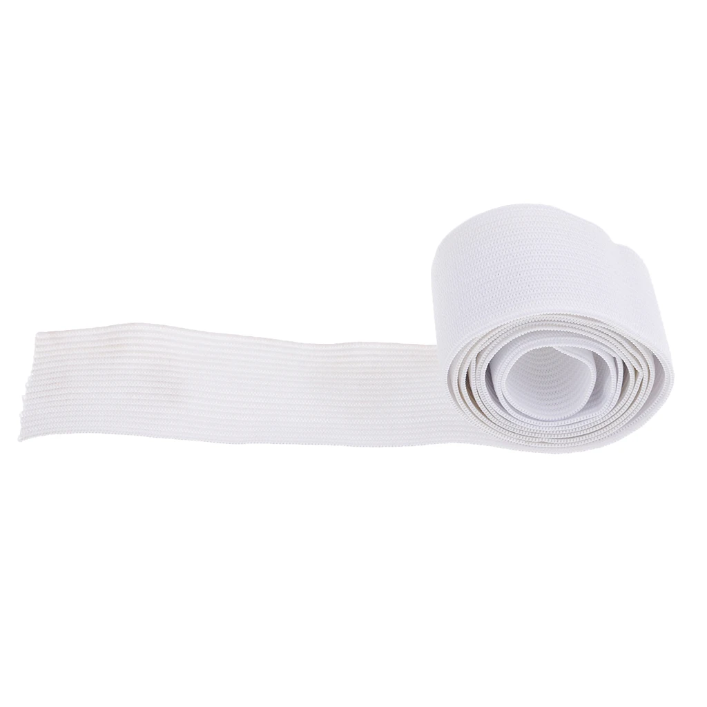 1 Meter 30mm Elastic Spandex Satin Band DIY Hair Ties Accessories Sewing Crafts, White/Black 2 Colors Available
