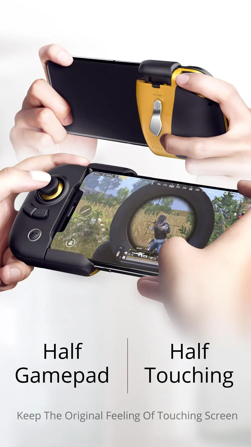 Newest Xiaomi Mijia Flydigi WASP2 Game Handle Wireless Smart feizhi Controller iOS Android for iphoneXS MAX iphone 7plus ipad (1)