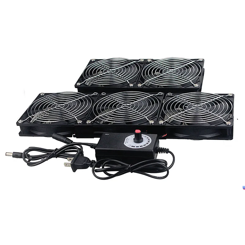 Ventilador de Refrigeração Radiador com Controle de Velocidade Gdstime 12 v 220 Btc Máquina Chassi Workstation Armário Servidor Ventilador 120mm 3000 Rpm 12cm - Imagem 4