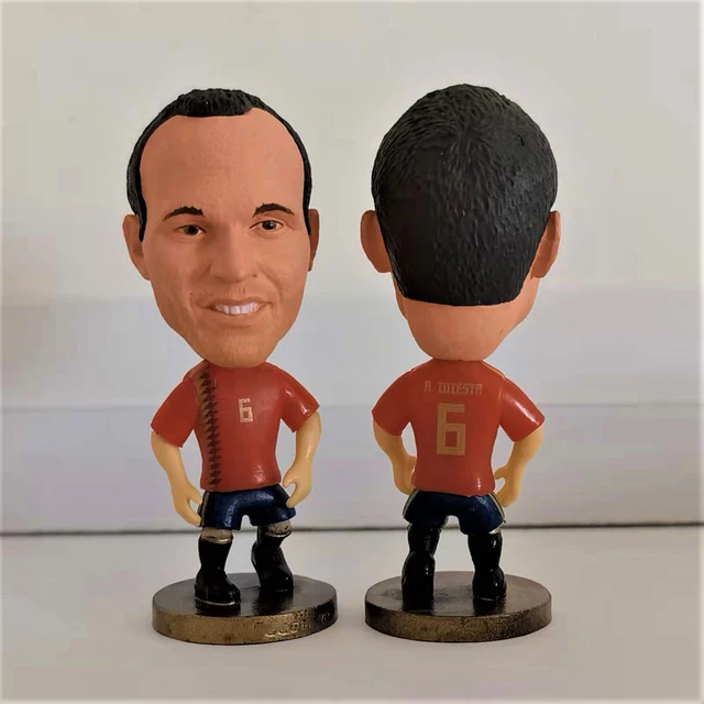 Cute Soccer Star Football Figure PVC Cake Decoration Doll 2020 Football Player Toys Fans Souvenir Birthday Gift Micro Landscape Iniesta-GJ