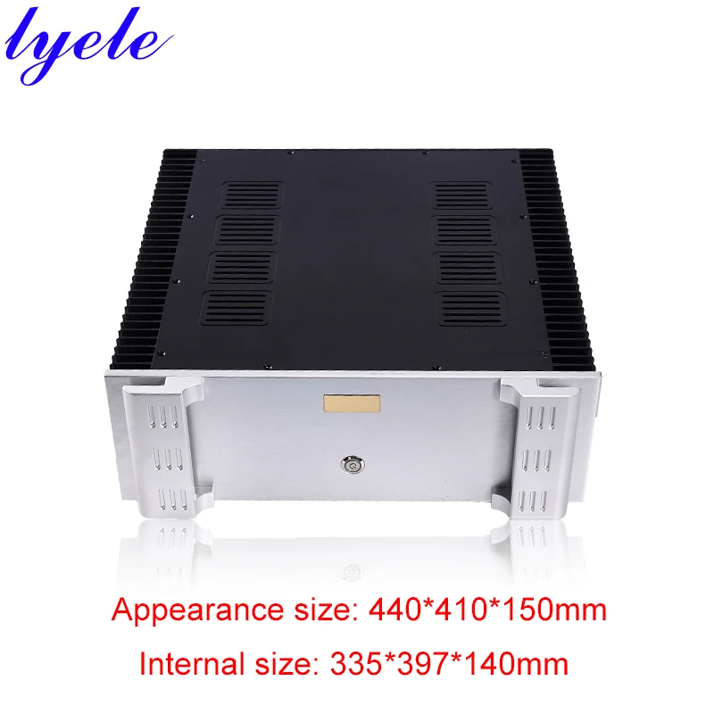 440*410*150mm Goldmund Amplifier Chassis Aluminum Class A Postlevel