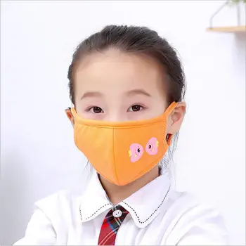 

3-12 years old Cartoon boys girls kids cotton masks anti-pollution cute Children mouth mask Windproof Anti-Dust Face Masks