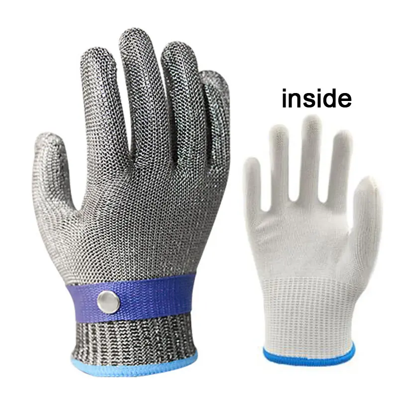 Chainmail Glove Highest Level Cut Resistant Glove Food Grade Stainless Steel  Metal Mesh Glove for Meat Cutting, Fishing, Oyster Shucking - China  Stainless Steel Gloves and Chain Mail Gloves price